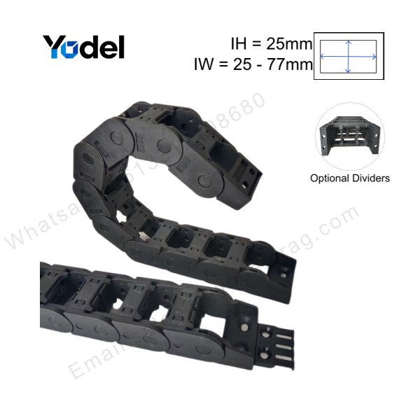IH 25mm industrial plastic energy chain